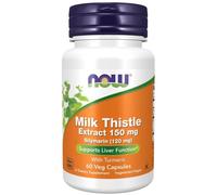 NOW Foods | Milk Thistle Extract with Turmeric- 150mg | 1 x 60 vcaps