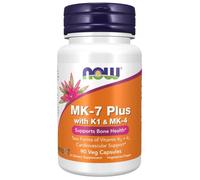 NOW Foods MK-7 Plus With K1 & MK-4 Capsules 90 Capsules