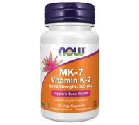 Now Foods, MK-7 Vitamin K-2, Extra Strength, 300 mcg, 60 Veg Capsules
