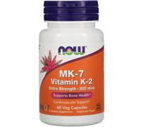 Now Foods, MK-7 Vitamin K-2, Extra Strength, 300 mcg, 60 Veg Capsules