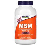 NOW Foods MSM 1000mg 240 Veg Caps | Joint Support & Connective Tissue Health