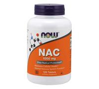 NOW Foods NAC N-Acetyl Cysteine 1000mg 120 Tablets | Glutathione Immune Booster