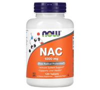 NOW Foods NAC N-Acetyl Cysteine 1000mg 120 Tablets | Glutathione Immune Booster