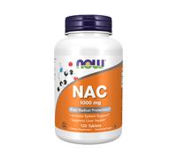 NOW Foods NAC N-Acetyl Cysteine 1000mg 120 Tablets | Glutathione Immune Booster