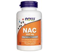 Now Foods Supplement NAC (N-Acetyl Cysteine) 600 mg - 100 Capsules
