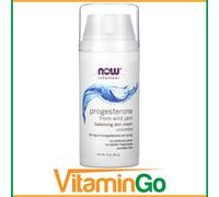 Now Foods, Natural Progesterone from Wild Yam Skin Cream, Unscented 85g