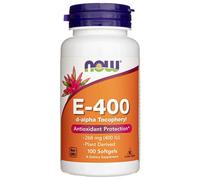 Now Foods Natural Vitamin E-400 D-Alpha Tocopheryl 100 Softgels