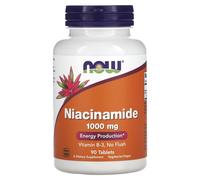 NOW Foods, Niacinamide, 1000mg - 90 tablets