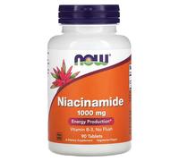 NOW Foods Niacinamide, 1000mg - 90 Tablets