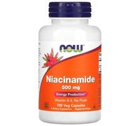 Now Foods - Niacinamide 500mg | Supports Energy Production and Skin Health - 100 Capsules