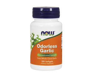 NOW Foods Odorless Garlic, 100 softgels