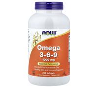 NOW Foods Omega 3-6-9 1000mg, 100 Capsule - 250 Softgels, Fresh stock, Free P&P