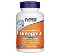 NOW Foods Omega-3 Molecularly Distilled, 100 softgels