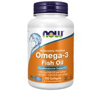 NOW Foods Omega-3 Molecularly Distilled, 100 softgels