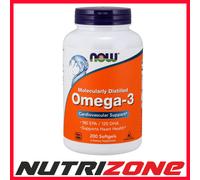 Now Foods Omega-3 Softgels - Molecularly Distilled - 180 EPA/120 DHA - 500 Softgels