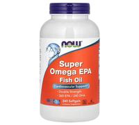 NOW Foods Omega EPA Molecularly Distilled Fish Oil Heart Health - 240 Softgels