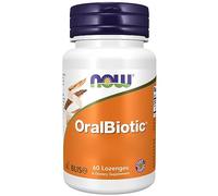 Now Foods, Oralbiotic, with Streptococcus salivarius, 60 Lozenges, Lab-Tested, Gluten Free, Non-GMO, Vegetarian, Soy Free
