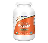 NOW Foods Organic Acacia 12oz Pure Powder (340g), Prebiotic, Intestinal Health