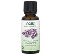 NOW Foods, Organic Essential Oils, Lavender, 1 fl oz (30 ml)