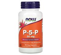 NOW Foods P-5-P Vitamin B6 Energy Support 50mg - 90 Vegan Tablets