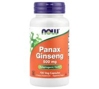 NOW Foods Panax Ginseng, 500mg - 100 Capsules
