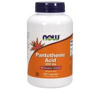 Now Foods Pantothenic Acid 500mg Vitamin B5 - 250 Veg Capsules