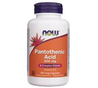 Now Foods Pantothenic Acid Pantothenic acid 500 mg 100 capsules