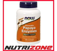 NOW Foods Papaya Enzyme Digestive Support, Chewable - 180 lozenges