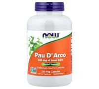 Now Foods PAU D'Arco, 500mg, 250 Vegetarian Capsule