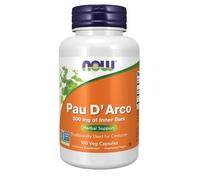 Now Foods Pau D'Arco 500mg - 100 Veg Capsules - Inner Bark Herbal Support