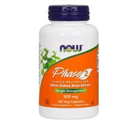 NOW Foods Phase 2 White Kidney Bean Extract, 500mg Vegicaps 120 Vegicaps