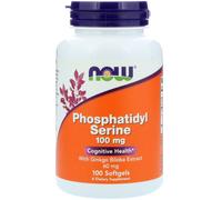 Now Foods, Phosphatidyl Serine, 100 mg, 100 Softgels