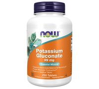 NOW Foods Potassium Gluconate Tablets 99mg-250 Tablets