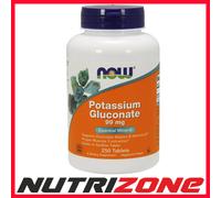 Now Foods Potassium Gluconate 99mg Electrolyte Balance Muscle Health 250 tablets