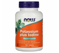 NOW Foods Potassium plus Iodine - 180 tabs