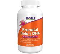 NOW Foods Prenatal Gels + DHA Softgels 180 Softgels