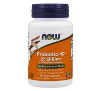 NOW Foods Probiotic-10™ 25 Billion 50 Veg Capsules Healthy Intestinal Flora