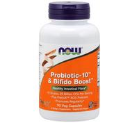 NOW Foods Probiotic-10 & Bifido Boost - 90 vcaps