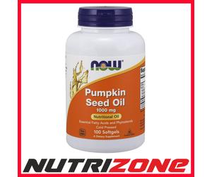 Now Foods Pumpkin Seed Oil 1000mg Essentail Fatty Acids - 100 softgels