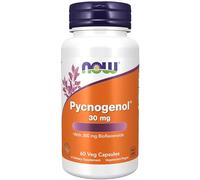 Now Foods, Pycnogenol, 30mg, Pine Bark Extract, 60 Vegan Capsules, Soy Free, Gluten Free, Vegetarian, Non GMO
