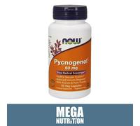 NOW Foods Pycnogenol Acerola & Rutin 60mg Support Vascular Function, 50 Capsules
