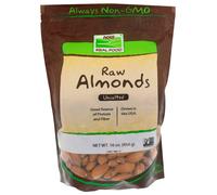 Now Foods, Raw Almonds, Unsalted, 16 oz (454 g)