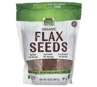 NOW Foods, Real Food, Organic Flax Seeds, 32 oz (907 g)