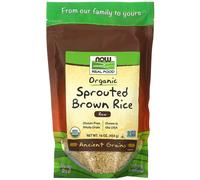 Now Foods, Real Food, Organic Sprouted Brown Rice, Raw, 16 oz (454 g)