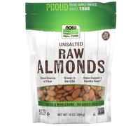 NOW Foods, Real Food, Raw Almonds, Unsalted, 16 oz (454 g)