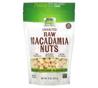 NOW Foods, Real Food, Raw Macadamia Nuts, Unsalted, 8 oz (227 g)