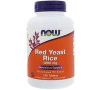 Now Foods, Red Yeast Rice, 1200 mg, 120 Tablets
