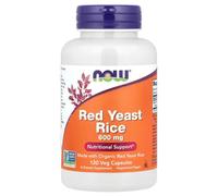 NOW Foods Red Yeast Rice, 600mg , 120 vcaps
