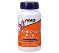 NOW Foods Red Yeast Rice With CoQ10, 600mg Vegicaps 60 Vegicaps