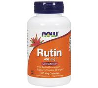 NOW Foods Rutin 450 mg 100 Veg Capsules, Vascular Health, Healthy Circulation